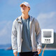 Pathfinder UPF100+ Ice Silk Sun Protection Clothing Cool Men's Outdoor Sports Summer Sun Protection Fishing Clothing Men's Young and Middle-aged Thin Style Glacier Gray XL