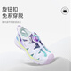 Dr. Jiang's summer breathable sports-style toe-cap sandals for boys and girls, no need to tie the knob, large children's domestically produced children's sandals, beige, size 38, foot length is about 24.1-24.6