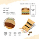 toutou hamburger wallet card bag thin multi-card card number coin wallet female clutch birthday gift for girlfriend