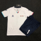 卡尔美（KELME）足球运动服套装成人儿童短袖运动队服男女透气比赛训练球衣印字 1048-白色套装 XL