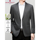 Montagut High-End Casual Anzug Herren Frühling und Sommer Neue Mulberry Seiden-Top Business Thin Anzug Jacke Grey 9930 m 170 Empfohlen 100-115jin [Jin entspricht 0,5 kg]