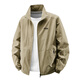 Jeep Spirit Jeep Jacke Herren Frühling und Herbst Outdoor Sport loser Stand Collar Jacke Freizeitkleidung Top Military Green 2xl