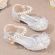 Ruiyang coréen Version des talons hauts pour enfants Chaussures cristallines filles princesse chaussures strass des étudiants chaussures de scène de scène