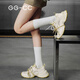GG-CC [Voyager sur la planète] Nouvelle chaussures de papa à mailles à mailles tendances pour femmes pour femmes chaussures décontractées de femme G25S9922 jaune 37