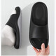 Anshangfen Foot Arch Support Slippers for Men in Summer Uping 2025 Nouvelle maison intérieure EVA Sandales de salle de bain anti-odor non glissée EVA Black Grey 40-41 Convient pour 41-42 (longueur intérieure 260 mm)