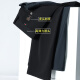 Pier Cardin 2025 pantalones delgados de primavera y verano de la primavera y verano de mediana edad pantalones casuales elásticos no-hierro pantalones rectos ropa de verano 686a negro 32