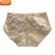REJIP sexy underwear for women, mulberry silk crotch 2025 new French pure lace hollowed-out shorts for girls Y3899-skin color L 100-120Jin[Jin equals 0.5 kg]