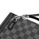 Walker Shop New Handbag Bag Men's Clutch Bag Fashion Fashion Bag Bag Arojes Bolso de negocios Bolsa de mano a cuadros de mano negra (29*19.5*5.5cm)