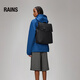 Rains original college bag computer bag men and women backpack commuting outdoor school bag backpack / 13300 [discounted price] Black One Size