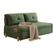 Qingqi Ruolan-Sofa Bett faltbares Dual-Purple-Wohnzimmer Multifunktion Doppel-Einzelperson-Internet-Promi-Balkon teleskopische Schub- und Ziehenbett Olivengrün 1,05-Meter-Ridge-Protektektion Coconut braun (schwerer)