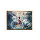 Nezha Digital Oil Painting 2025 NEU NEZHA 2: DEMON-SEA DIGITAL OIL MALER MALES BEIMALTED GRAFFITI Cartoon LL12147 30*40 cm Dicke Innenrahmen + schöner äußerer Rahmen [