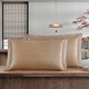 Casaroti summer ice silk pillow case one pair of high-end household mat cool pillow core case 4874cm washable ice vine 679-5 dots [Pair of pillow case] one pair 74cm * 48cm