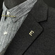 Juke Retro 26 English Letters Anzug Brosche kleine Kragen Pin Herren Badge Korsetthülle Zubehör Neueste Style B