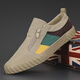 Región occidental Camel 2025 Zapatos de hombres de primavera Nuevos zapatos de lona transpirables zapatos casuales de una pie