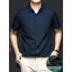 CEO Yageo high-end light luxury ice silk short-sleeved shirt for men in summer cool, non-scalding, anti-wrinkle-free, markless, men. Blue flower stripes light luxury real ice silk. Blue flower stripes S 3890-115Jin [Jin equals 0.5 kg]