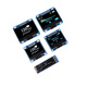 Zejie 0.96-inch OLED display module 0.91 12864 screen 1.3-inch LCD screen 4/6/7 pin IIC/SPI 0.96-inch new style 4-pin white unsoldered pin header