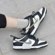Nike-Basketballschuhe Frauenschuhe Airjordanaj1 Board Schuhe Frühling niedrig atmungsaktives lässige leichte Sportschuhe Trendy DH9764-001 Schwarz-Weiß-Little Panda 36