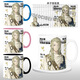 
Yao Wanxi returns to the future 1999 surrounding water cups, Vertin 6-star antimony 37 drinking water anime mug friend gift G1055-[East to Berlin] [White mug + snow top lid]