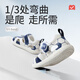 Shepherd Boy Baby Sandalen Sommerjunge Schuhe atmungsaktiv weicher Sohle Kleinkindschuhe Baby Kleinkindtasche Kopfhaut Sandalen für Frauen Star Blau Weiß 17