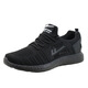 Huili Herrenschuhe Frühlings- und Sommer atmungsaktiven neuen trendigen Schuhen für Männer weicher alleiniger Mesh Laufschuhe Freizeitschuhe Sneaker Männer Schwarze Frauen 6175 38