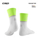 CEP618 big promotion runner sports socks compressed socks running mid-tube socks practical basketball socks men and women Dragon Boat Festival women's style dark maroon/off-white S