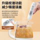 德力西食品温度计厨房油温计婴儿奶温计折叠洗澡水温计高精度液体测温仪 【折叠电池款】超温报警-1048b 无规格