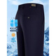 Gy yager sommer ice seidendurchdringliche hose für Männer mittlere Altershosen mittleren Alters für Arbeiten Solid Color No Pressing Hosen Marine Blau 34 [2 Fuß 7] 140jin [Jin entspricht 0,5 kg]