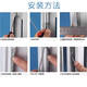 Shantoulincun yonghuan aleación de aluminio ventana deslizante sellado de sellado de sellado de plástico puertas corredizas de acero y ventanas y ventanas de tipo tragal