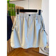 Trumpchi Vadern Korean version summer fat mm plus size 300 Jin [Jin equals 0.5 kg] design touching tooling retro skirt short skirt women loose high waist black R831 XL 120-150 Jin [Jin equals 0.5 kg]