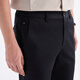 Joeone [Facile à prendre en charge, pantalon décontracté doux et confortable], pantalon pour hommes Pantalons polyvalents confortables et classiques, version noire + ajustée + TB1Exx20163 32 Taille 175 / 80A2.46 pieds 82cm