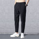 Semir spring and autumn trousers men's casual trousers summer thin new trendy sports pants loose summer trousers black leggings 2XL