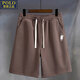 POLO SPORT American Ralph Lauren summer thin youth elastic loose shorts elastic band three-quarter pants casual pants men 777-shorts-Q1 light gray L recommended 110-130Jin Jin equals 0.5 kg
