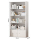 Xinyouliangjia bookshelf floor-standing simple bookcase multi-layer storage rack living room bedroom storage storage cabinet S047 with door white