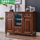 
Yingtang water dispenser tea bar machine home fully automatic intelligent tea cabinet with disinfection 2023 new solid wood light luxury integrated cabinet ice warm 6626 walnut ribbon disinfection