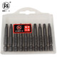 Herramienta Fukuoka Triángulo de broca de forma especial Bitle Beatle Beatle Bitle Bit Bits Electric Bits con cabezal de broca de aire magnético S2 (FO-9197B) Un solo paquete