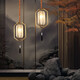 Opp Lighting (OPPLE) All Copper Outdoor Courtyard Chandelier Villa Hallway Corridor Waterproof Lighting Balcony Lighting Pavilion Lighting Sunroom Lighting 695A Model/Diameter 21*High 33cm All Copper + Glass