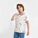 Fenten Children's Pajamas Boys 2025 Summer New Product Pure Cotton Short Sleeve Trousers Medium Large Children's Air Conditioning Clothing Set