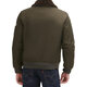 Levi's Men's Bomber Jacket Nylon Two-Pocket Flight Jacket Army Green/Faux Fur Collar X Large