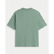 Abercrombie / fitch masculina 25 nuevas letras equivalentes para hombres logotipo redondo blanco xs (17084a) tamaño único