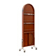 Xilu Rama dressing mirror simple medieval solid wood full-body mirror home bedroom fitting mirror movable with roller floor-standing mirror Rama dressing mirror