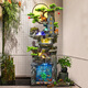 
Waterscape and rockery flowing water fountain living room entrance office Fengshui wheel landscape decoration ornament fish tank water truck 9923 small height 108CM