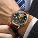 
OLEVS 520 Valentine's Day Gift Couple Watch A pair of fully automatic mechanical watches multi-functional gifts for boyfriend and girlfriend 3601+6636 Black and Red [Lifetime Warranty]