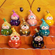 Monkey Happy Little Gourd Good Luck Happy Fulu Fulu Being Box Toys Doll Boy and Girl Children's Day adornos para enviar amigos Regalos de cumpleaños Xiaofulu-Small [Box único envío aleatorio]