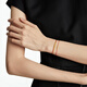 Zhou Dafu mit blitzschneiderem Gold, Rot und Gold Doppelschicht geflochtenes Armband Golden Gold Armband Geschenk EOF1518 15 cm etwa 2,4 g Preis (Arbeitsgebühr 420)