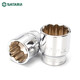 
SATA SATA Tools Big Flying Ratchet Wrench 12 Corner Sleeve Head 12 Interface Sleeve Hose Wrench Head 13601 13607/16mm
