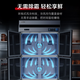 澳柯玛（AUCMA）四门冰箱商用冰柜立式冷冻柜六门冰箱大容量饭店食堂餐饮店保鲜柜冷柜后厨不锈钢厨房冰箱 1390升全冷冻 风冷无霜全铜管VF-1390AW