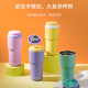 乐扣乐扣（LOCK&LOCK）初见保温杯女咖啡杯钛杯不锈钢随行杯子车载水杯办公室男 镀钛) 灰色 LHC3291G 480ml