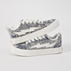 Lightning x Storm Picasso Paintings Créé conjointement par Lightning Men and Women's Shoes Revenge Storm Little Pread Pain Chaussures Saute Couple Skateboard Chaussures LS-699 Starry Sky Blue 42