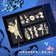 Gunai high-end hairpins for the back of the head 2025 new hairpins, headwear, headbands, women's high-end light luxury hairbands, rubber bands, small grabbers, romantic butterfly hair accessories gift box