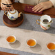 Auratic Chinese porcelain Yongfengyuan Xingfu Heming 8-piece ceramic tea set-teapot set (4 persons) gift box packaging